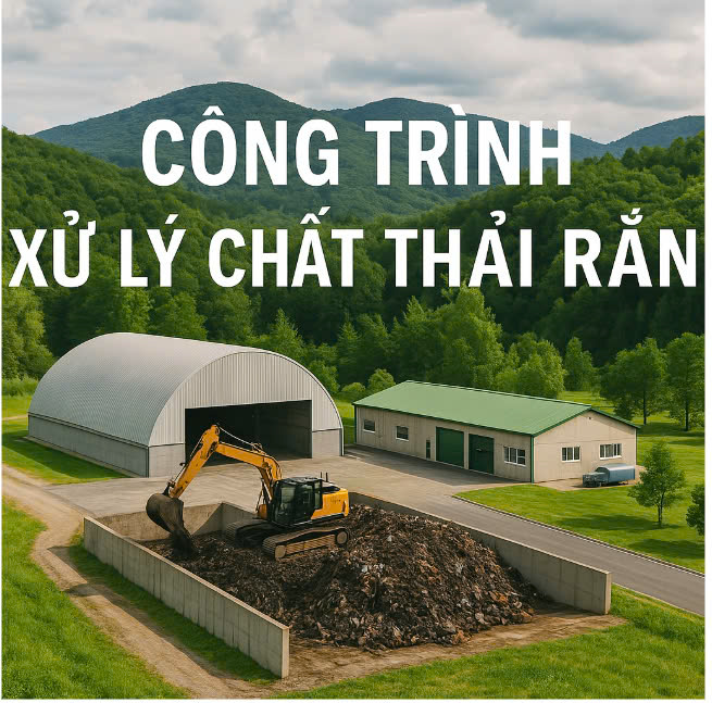 Thiết kế xây dựng công trình - Công trình Xử lý chất thải rắn 1